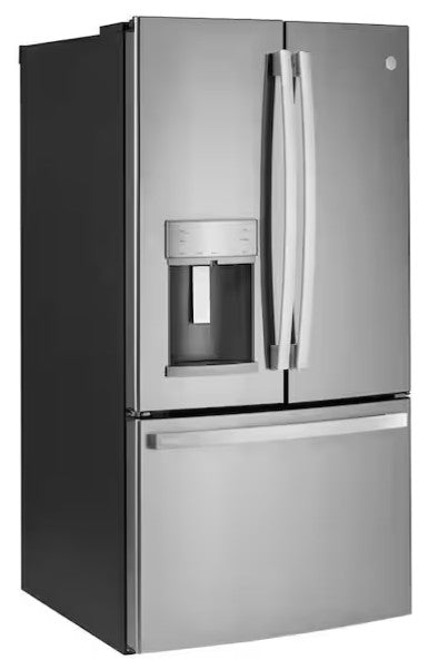 GE Profile™ 22.1 Cu. Ft. Counter-Depth French Door Refrigerator with Door-in-Door® – Fingerprint Resistant Stainless Steel (Model: PYD22KYNFS)